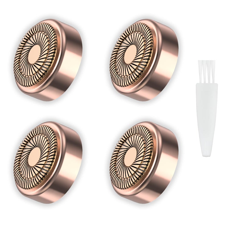 Pinkind Generation 2 Replacement Heads for Flawless Facial Hair Remover, Replacement Blades for Finishing Touch Flawless Hair Removal, Women's Facial Hair Remover Replacment Heads Generation 2 (4 Packs) - Image 1